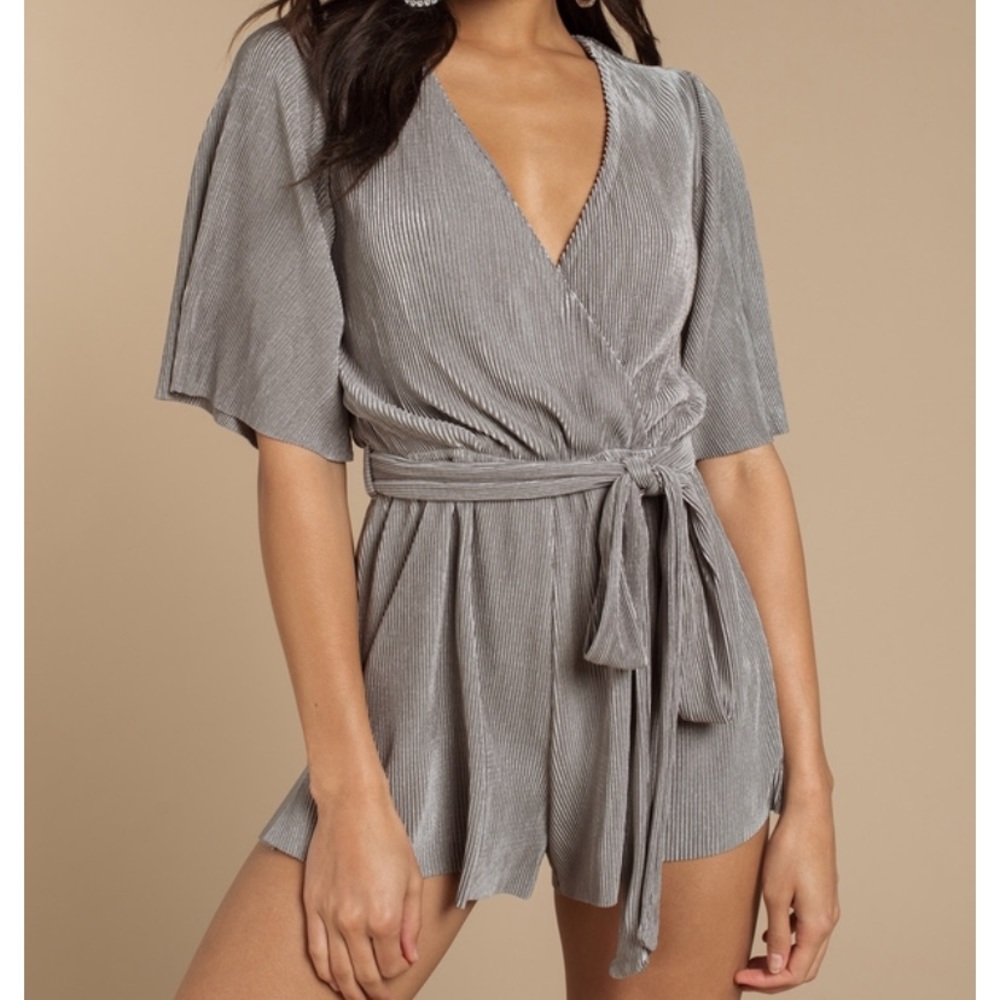 Sweet Romance Front Tie Romper